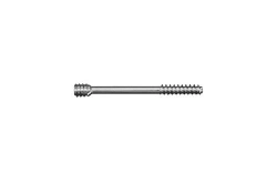 Cylindrical threaded cannulated screw