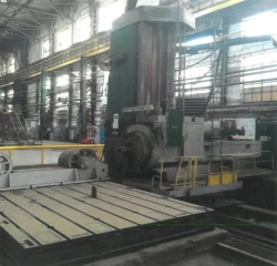 Modernisation of horizontal boring machine model NS-60 (one stand with spindle headstock and four sections of the bed).