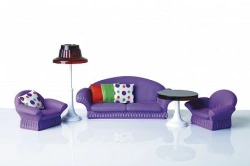 Living room "Confetti". Purple