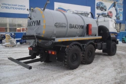 Slurry tanker (MB), UZST brand, type UZST02, modification 5676-17 on chassis Ural 5557-80