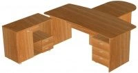 Wooden office furniture (set)