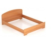 Double wooden bed Art. 00181