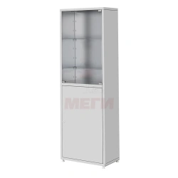 SHM-01-MSK(MSC-646.02) Medical metal two-section single-leaf cupboard