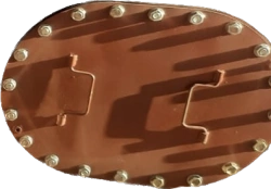 Steel ship throat