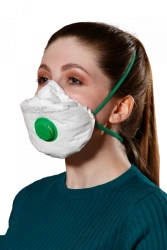 Disposable filtering mask for protection against aerosols "Respirator "Lepestok-40 SB Cl" FFP2 NR D".
