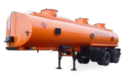 Semitrailer-tanker for oil products PTC NEFAZ 9693, with pumping unit