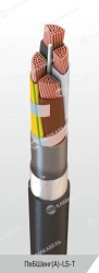 Power cable with copper conductors with cross-linked polyethylene insulation for voltage up to 1 kV of PvBShvng(A)-LS grade acco