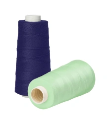 Synthetic reinforced sewing thread with polyester braid 150LL