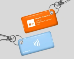 ISBC® key fob with integrated MIFARE Plus EV2 2K integrated chip