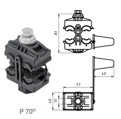 Branch clamp P70
