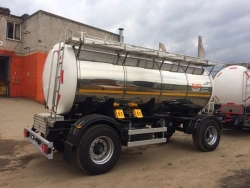 FOX TANK tank trailer PC 966635 with Tonar axles of modification 9042, with maximum permissible load on one axle PPZ, not exceed
