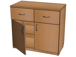 Office cupboard No. 5 with drawers/ T07