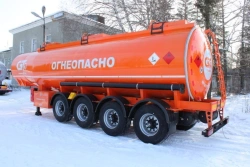 Semi-trailer-tanker PPC-10-4, type PR4, modification 96997-0000010-03 ( without pump). Axial unit AGOS-4-GT7-00.00.00.000