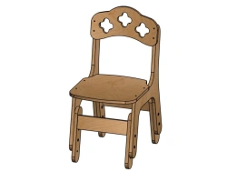Stool ''Vasilisa'' No.1, adjustable (paint)/ StD56