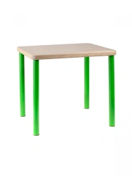 Children's square table 400 / green