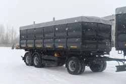 Tipper trailer type MDO431, modification 878531 on axle MD.?1?2050?12??120?16 (single axle) or on axle MD.?2?1850?12??120?16,