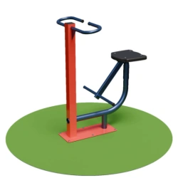 Seated outdoor twister machine