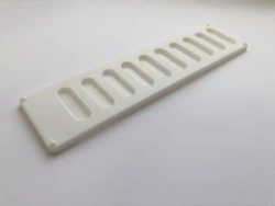 Polymer immunological disposable 10-well polymer tablet (white). Item No.: M-05/2