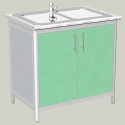 Double door sink cabinet model MA-3