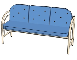 Children's sofa ''Leon'', 3-seater/StD120