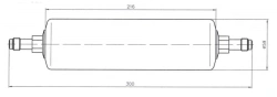 Filter for ultrafine gas purification MKF-280