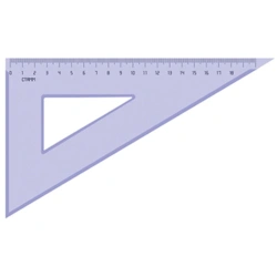 Triangle 30°, 18 cm, transparent tinted