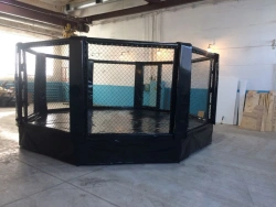 Cage for MMA and mixed martial arts of "SER-BA" mark