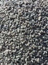 Crushed stone from dense rocks for construction works in fractions from 5 (3) to 10 mm.
