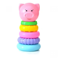 Pyramid "Piggy" 19 cm 4 rings KNOPA 1/5