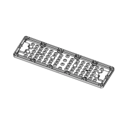 Lens for LED luminaires AMT-HB-236x70-3030(66)-120