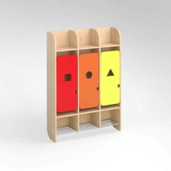 3-section cupboard "Geometry", article number 14208