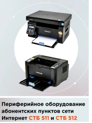 Peripheral equipment of Internet subscriber points (multifunctional device STB-511)