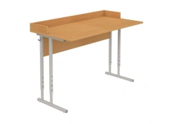 Laboratory table, adjustable with edge Model: SLR-1 of "Edelwood" trade mark