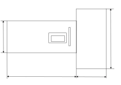 Sheet for laparotomy operations, included in the Disposable Nonwoven Linen Set for restriction of the surgical area 28206:Sheet