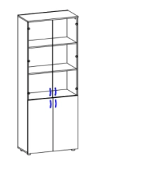 Cabinet for expositions (Trade mark Alliance-S)