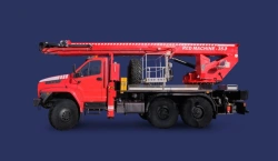 Self-propelled boom lift PSS-141.35E 74-TV on chassis URAL-5557