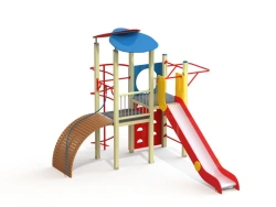 DIK 1.230 Children's play complex with slide H=1500 mm