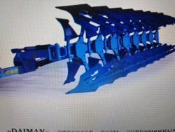Semi-mounted reversible plough "DIAMAN-8+1"