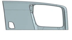 Door outer panel left A9607224209