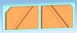 6282-401-5402504 SB Panel with foam assembly