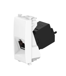 CADUCEUS ALING Experience flush-mounted computer socket Keystone RJ45 8P8C cat.6 UTP, 1M, white, art. 74223.0