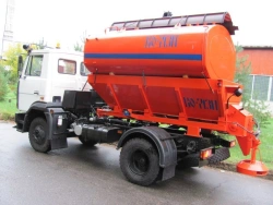Road combined machine KO-713N-40 (on the basis of chassis MAZ-4381C0, MAZ-438121).
