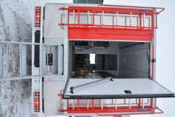 Fire-fighting vehicle-base of gas smoke protection service (FPS), type 12N22, modification 37122V, based on chassis of GAZ-S41A2