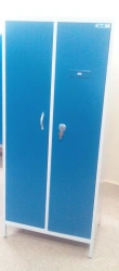 Metal cupboard for overalls of "Simbirsk" model