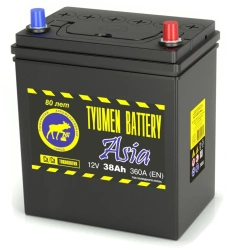 Accumulator lead starter battery TYUMEN BATTERY 6ST-38L ASIA