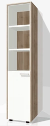 MAGNA Slim cupboard with low door, Art. no. MSHUN 02