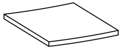 Briefing-stand for desk 12 700 Series "Blackwood"