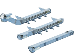 Conveyors of scraper type KC