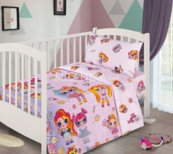 Bed linen for children of nursery, pre-school, school and teenage age groups with trade mark (service mark)