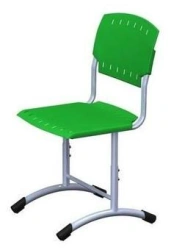 Non-adjustable height student chair ST-6